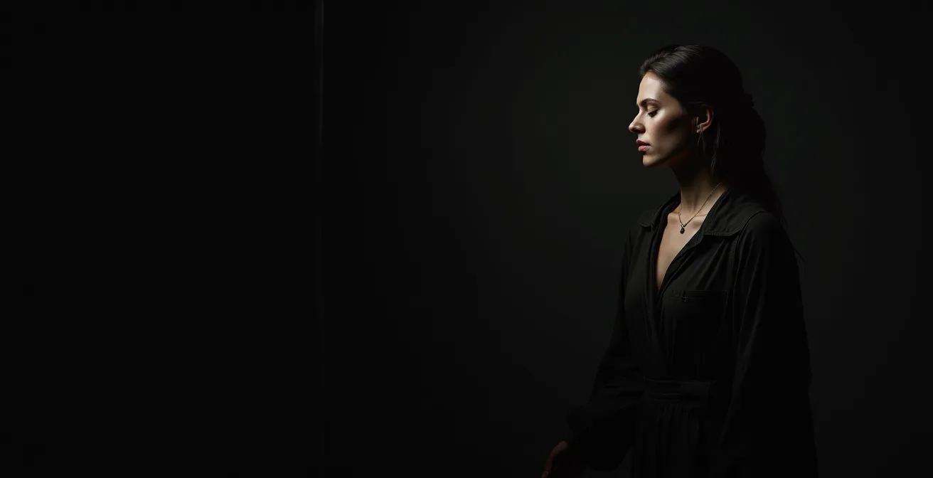 Rappresentazione simbolica dell'energia di Lilith in una casa astrologica vuota